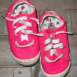 Pink kids shoes